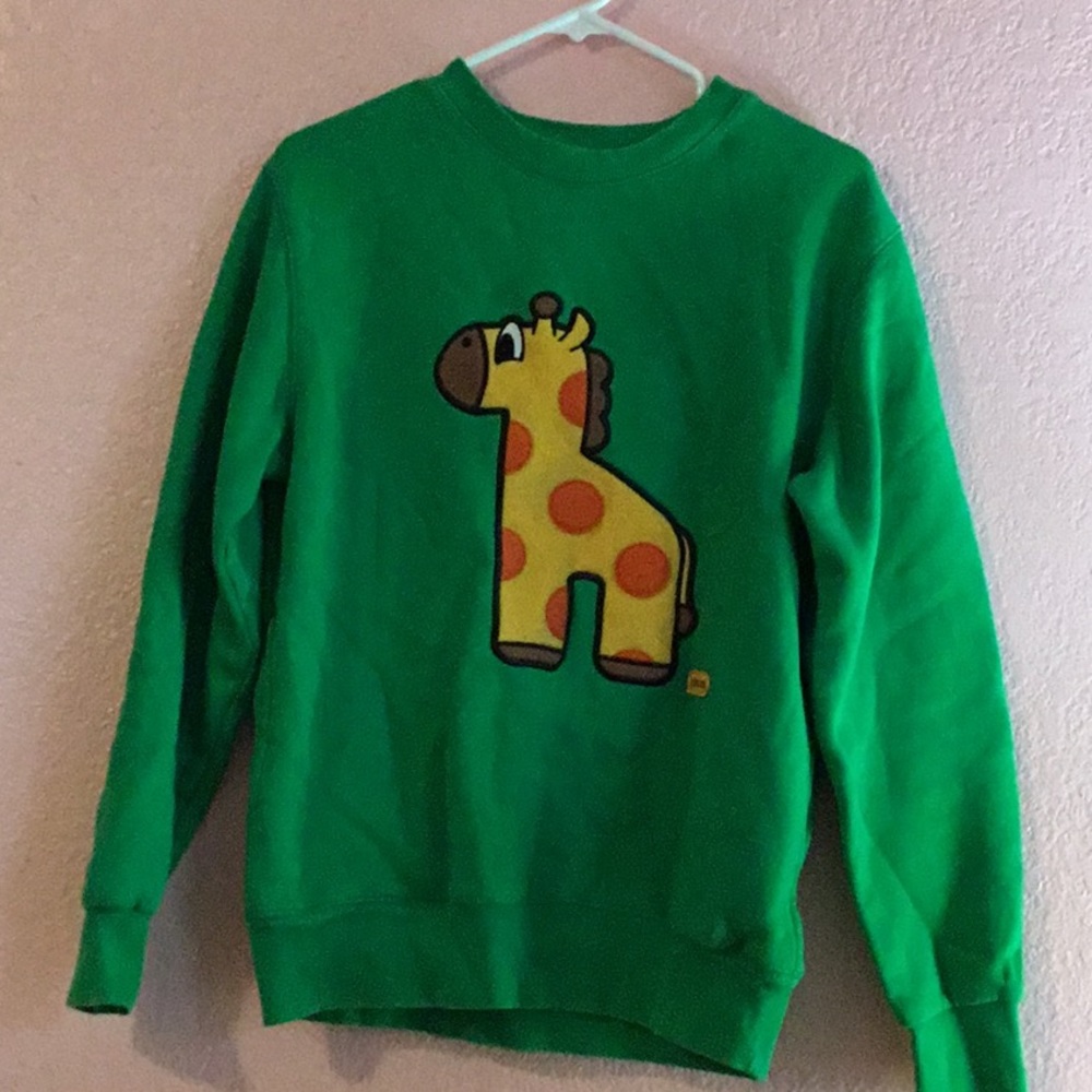 Green thick sweater